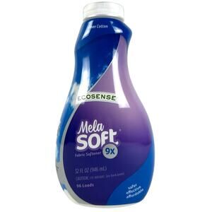 Melaleuca MelaSoft 9X Fabric Softener Clean Cotton Scent 32 oz-96 loads!